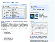 Tablet Screenshot of free-countdown-timer.com